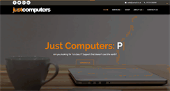 Desktop Screenshot of justcomputersonline.co.uk