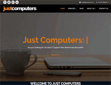 Tablet Screenshot of justcomputersonline.co.uk